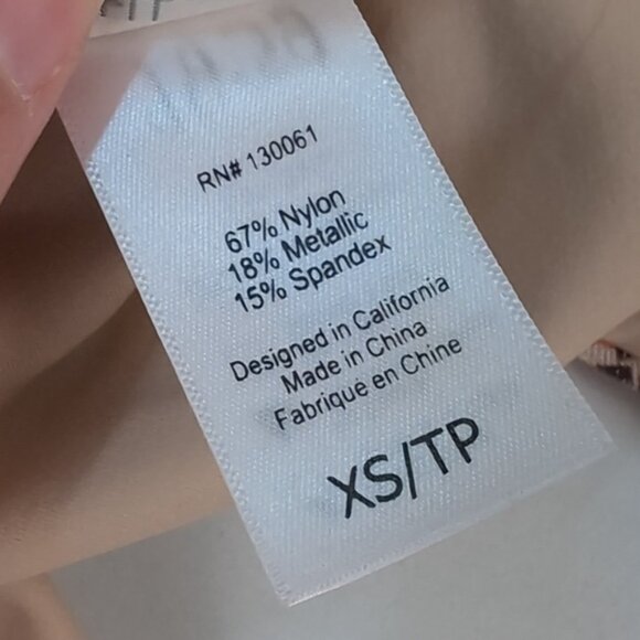 NEW L*Space Shine On Shimmer Camacho Bikini Bottom Multicolor Metallic Geometric - Picture 9 of 11